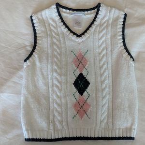 Janie & Jack V-Neck Vest, like new
